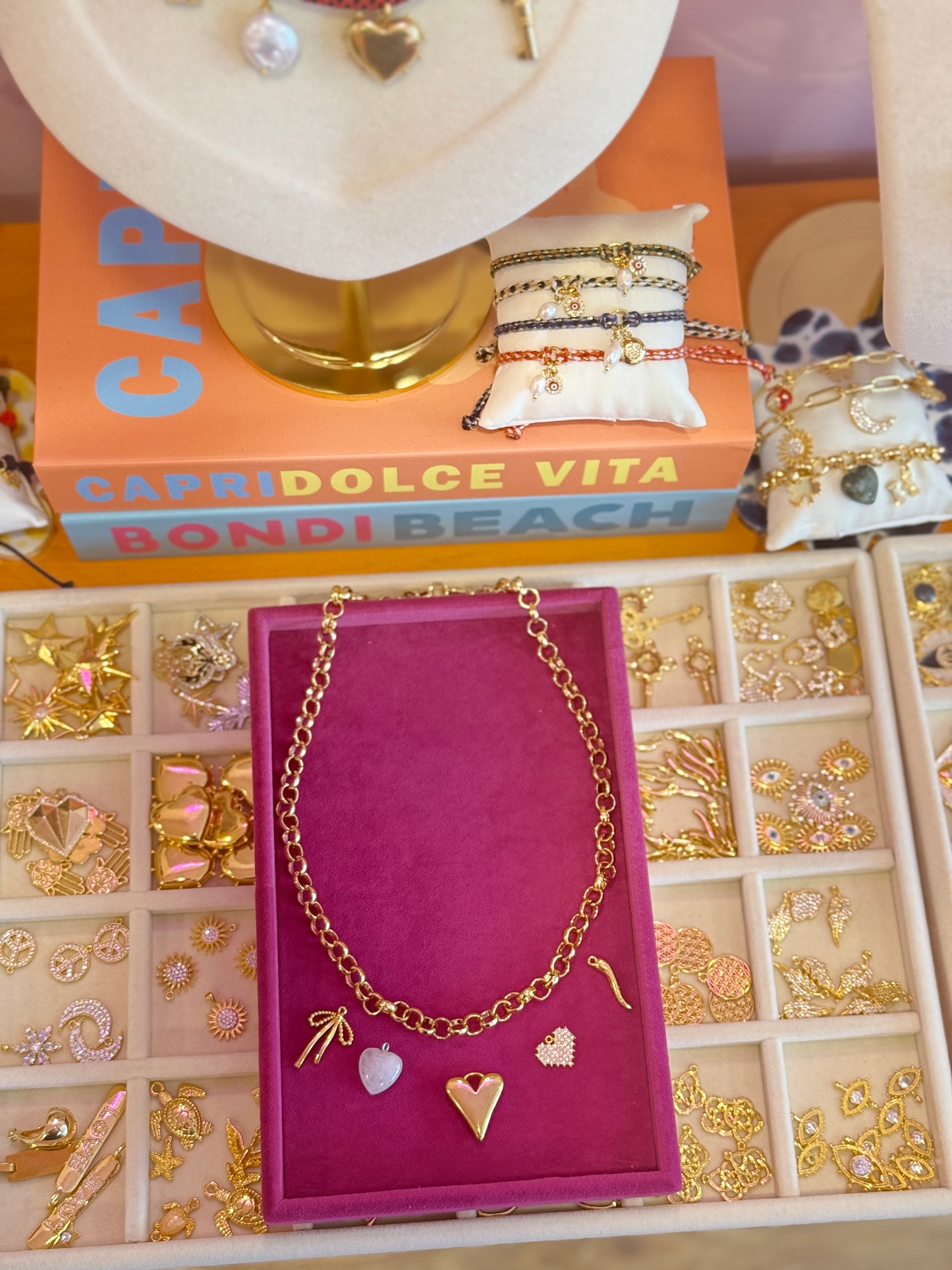 Charm Necklace Design Workshop - March 26, Thursday 15:00 - 16:30
