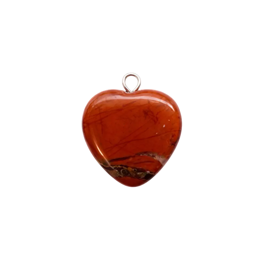Red Jasper Heart
