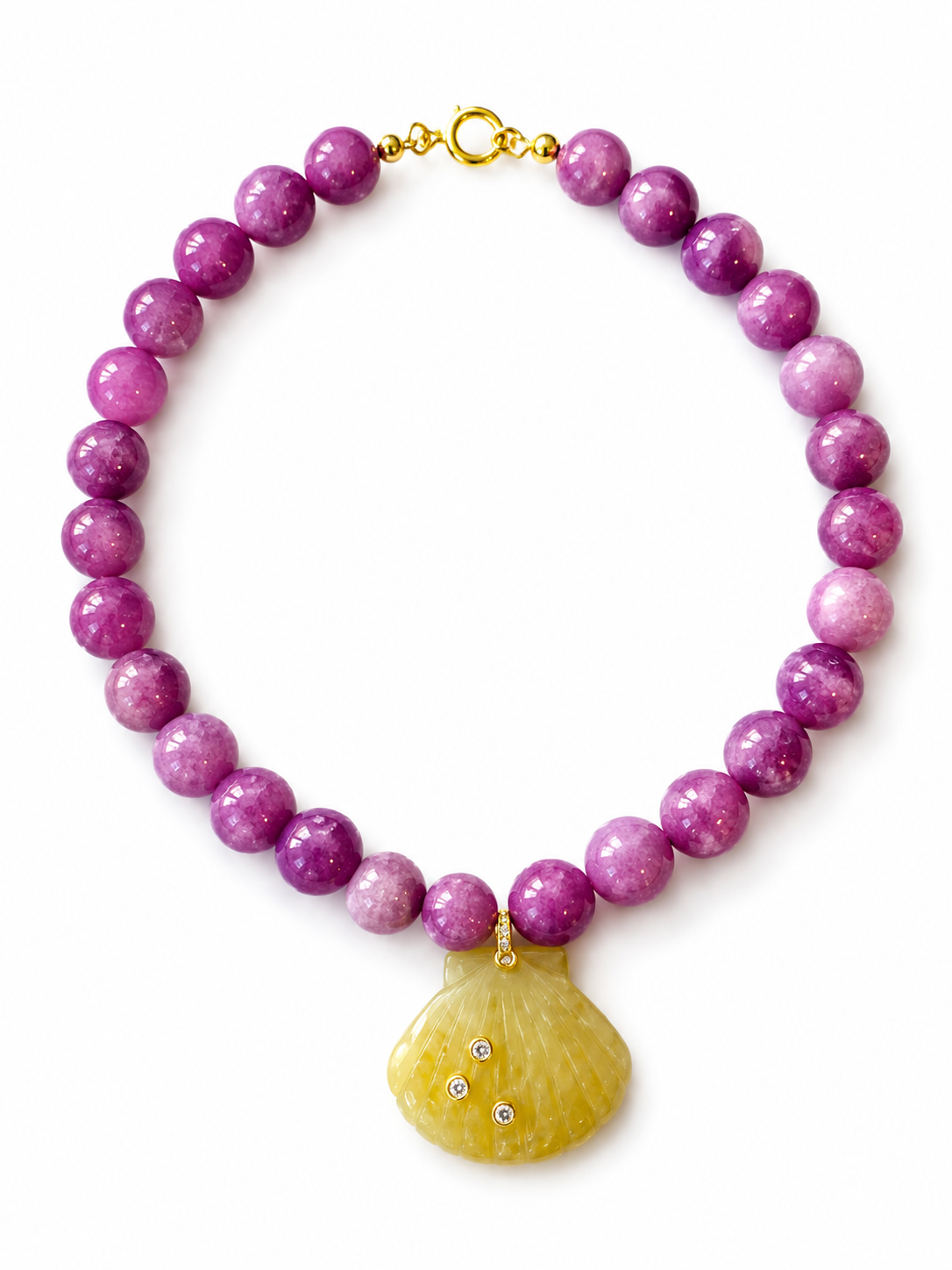 Capri Shell Orchid Kolye