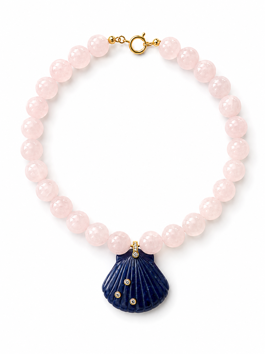 Capri Shell Blush Kolye