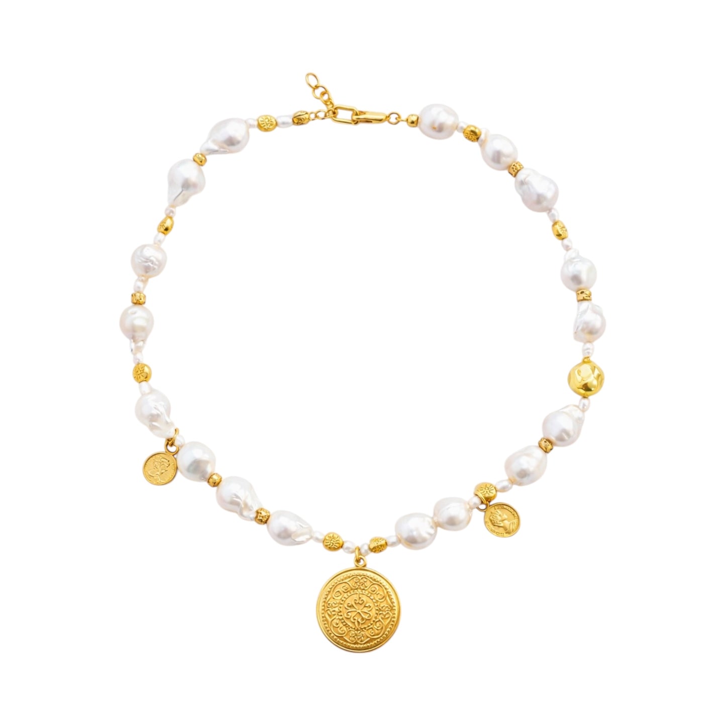 Golden Medallia Kolye