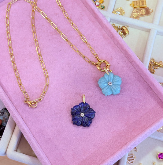 Aqua Blossom Charm