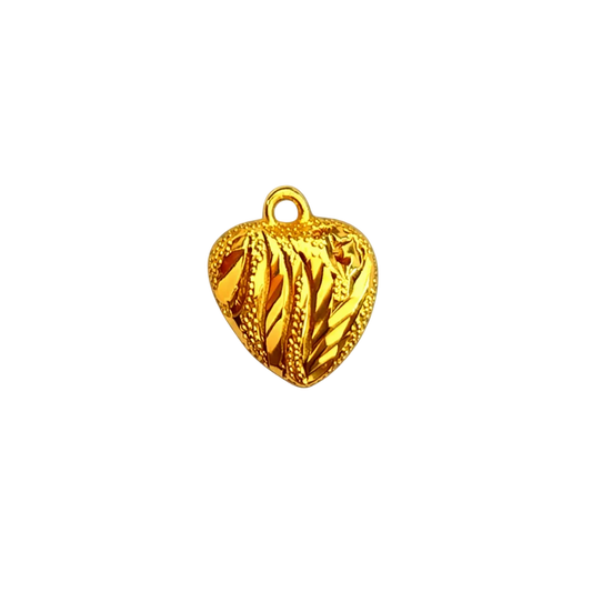 Golden Texture Heart