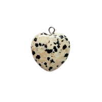 Dalmatian Jasper Heart