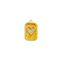 Diamond Heart Tag