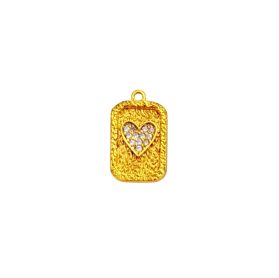 Diamond Heart Tag