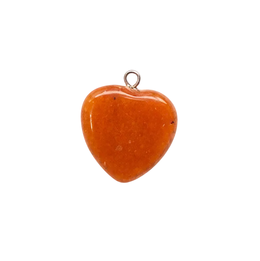 Orange Aventurine Heart
