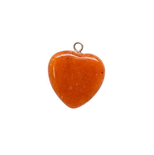 Orange Aventurine Heart