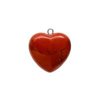Deep Red Jasper Heart