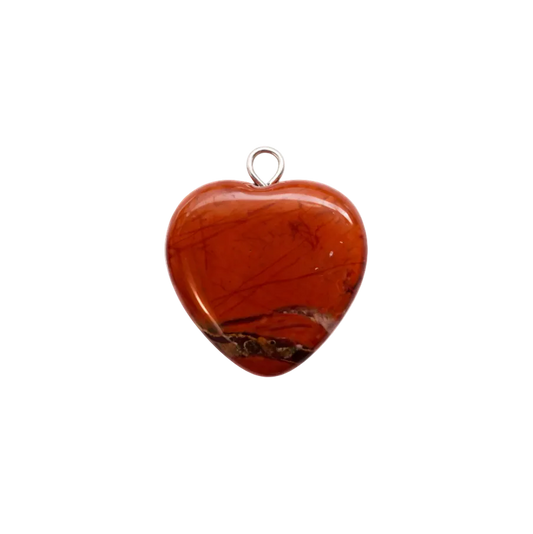 Red Jasper Heart