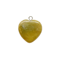 Yellow Jade Heart