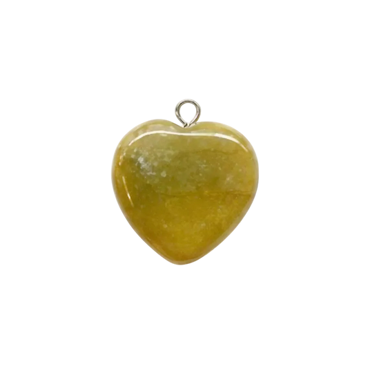 Yellow Jade Heart